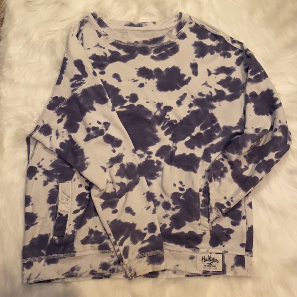 Hollister tie-dye sweatshirt